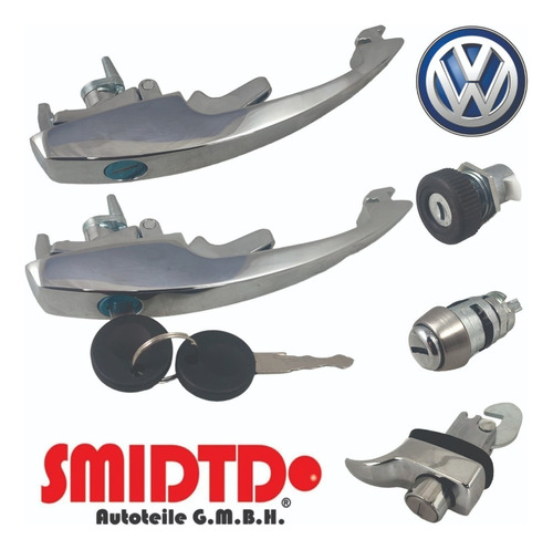 Kit Chapas Manijas Estribos Faros Vw Sedan 1.6 93-04 Vocho Foto 5