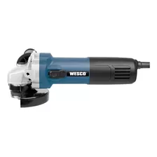 Esmerilhadeira Angular Wesco Ws4740 De 60 hz Azul-turquesa 750 W 127 V + Acessório