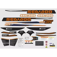 Adesivos Jet Ski Sea Doo Gtx 155 S Laranja