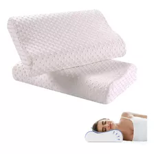 Pack X2 Almohada Ortopedica Almohada Cervical Memoria Memory