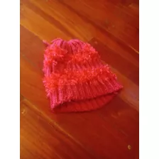 Gorro Lana Fucsia 