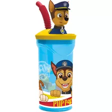 Paw Patrol Vaso Tomajugo Patrulla Canina Figura 3d Azul