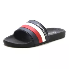 Chinela Masculina Polo Personalizada Original Slide Conforto