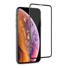 Película 3d De Vidro iPhone XS Max Com Borda Preta