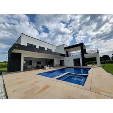 Venta Espectacular Casa Campestre En Condominio Combia Pereira