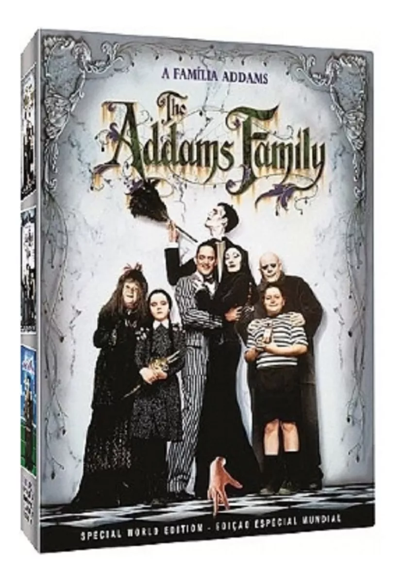 A Família Addams Box Slim Pk8044 /color/ Dvds 4615-4616-4617