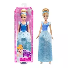 Boneca Princesa Cinderela Saia Cintilante Hlw02 Mattel 