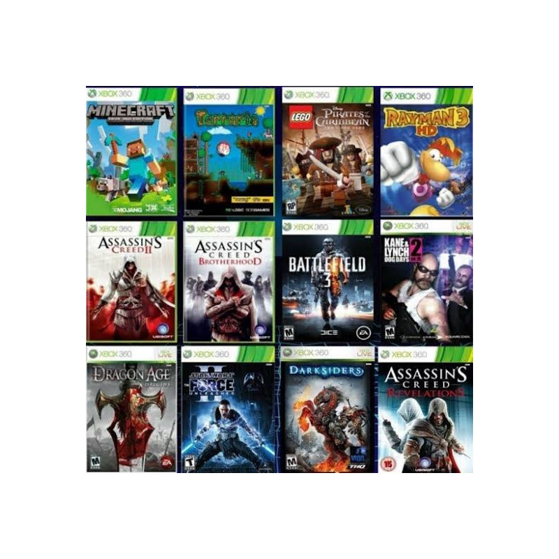 Combo 6 Jogos – Midia Digital Xbox 360 - 95xGames
