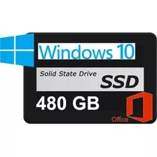 Ssd 480gb Com Windows Instalado + Pacote Office