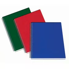 Cuaderno Abc Forrado Con Espiral X 5 Unidades