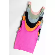 Paquete 2 Blusas De Tirantes Básica Deportiva O Casual