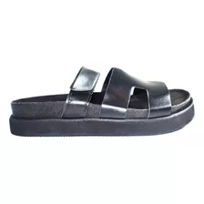 Zueco Sandalia De Mujer Base Plataforma Velcro Liviano P