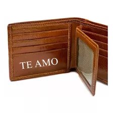 Billetera Hombre Cuero Regalos Personalizados Empresariales 