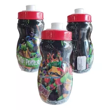 Botella Plástico 300 Ml Tortugas Ninja Original Y Oficial 