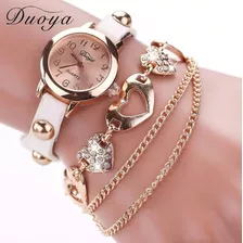 Relógio Bracelete Feminino Duoya Xr746