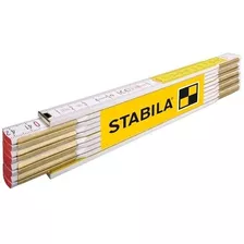 Metro Madera Doble Stabila Germany Checo Profesional 2m