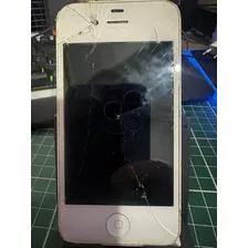 iPhone 4 A1332 Branco - Não Funciona - Apenas Para Peças