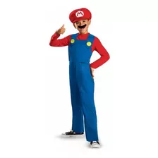 Disfraz Súper Mario Bros Nintendo Talla S (4-6 Años )