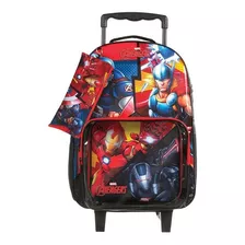 Mochila Escolar Avengers Animated Combo Cor Colorido