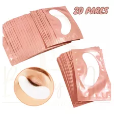 20 Pares Protetor Pálpebra Patch Pad Gel Alongamento Cílios