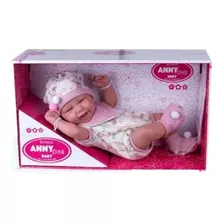 Boneca Anny Doll Reborn Realista Baby Menina Bebê 42cm 2442