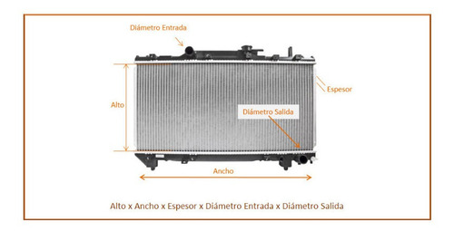 Radiador Motor Hyundai Accent New 1500 Mc D4fa Dohc 1.5 2008 Foto 3