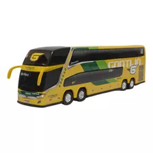 Brinquedo Ônibus Em Miniatura Unique Gontijo 1800 Dd G7 Cor Amarelo