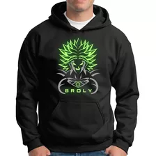 Sudadera Brilla Oscuridad Broly Dragon Ball Anime Goku