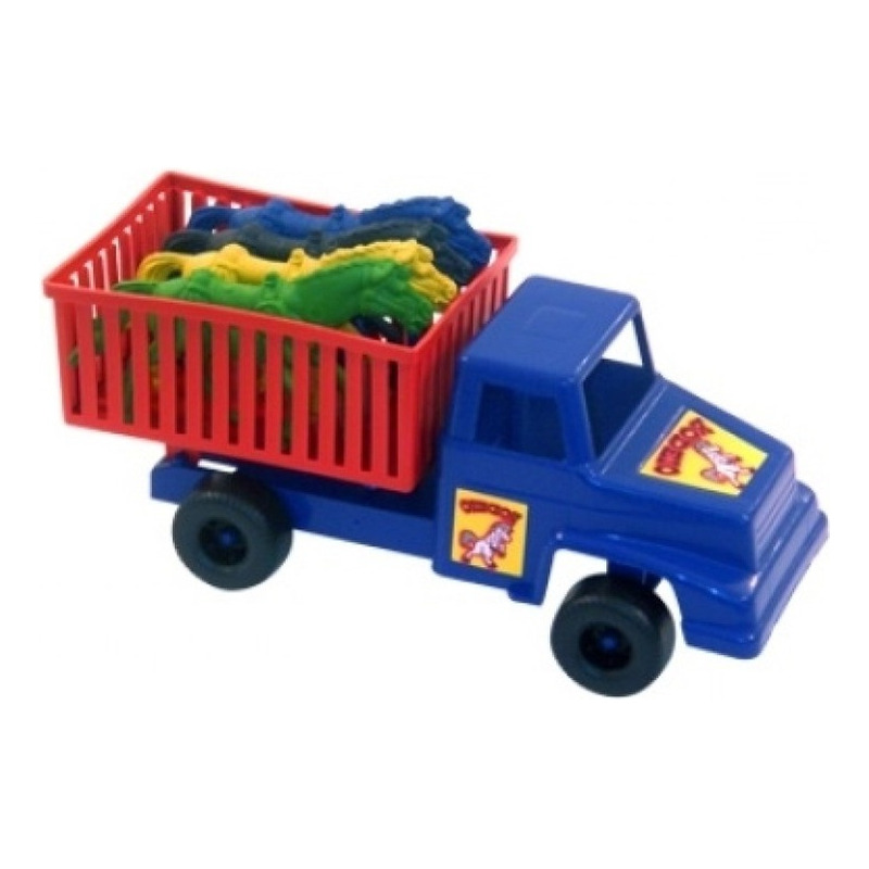 CAMINHÃO CARRETA DE BRINQUEDO BI TREM BAU GRANDE 65CM - Sul Atacado