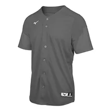 Mizuno Aerolite Camiseta De Béisbol Con Botones Completos L