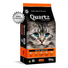 Quartz Ração Para Gatos Adultos Sabor Frango 15kg