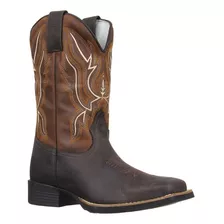 Bota Masculina Bico Quadrado Cow Way 35501