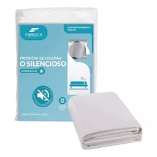 Capa Para Colchão Impermeável Slip Branco Queen Size 160x200