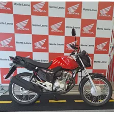 Moto Honda Cg 160 Start Vermelha 2024 2024 0km Com Garantia