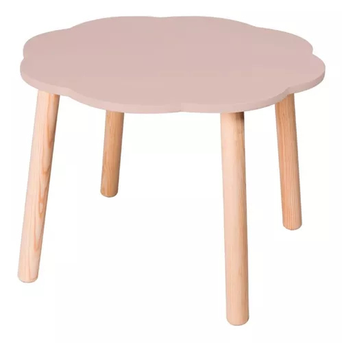 Primera imagen para búsqueda de mesa de comedor en madera rosa morada
