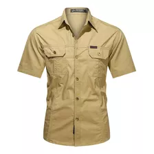 Camisa De Carga Táctica Militar Para Hombre, Pantalón Corto