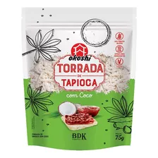 10 Pacotes Torrada De Tapioca C/ Coco Okoshi Vegana 75g Cada