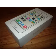 Caja De iPhone 5s Silver 16gb Completo Con Sacachip