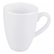 Set X 12 Jarro Taza Mug Desayuno De Melamina Blanca Plástico