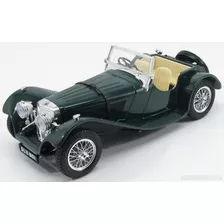 Auto A Escala Jaguar Ss 100 Año1937 Escala 1/18 Gold Edition