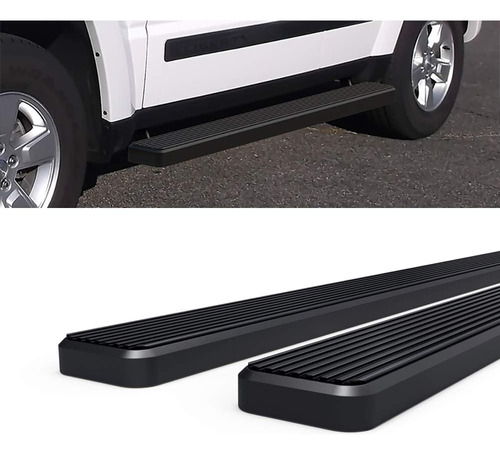 Running Board 5  Black Compatible With Jeep Liberty 2008-201 Foto 4