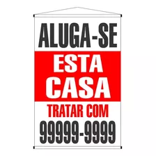 Banner Divulgação Aluga-se Esta Sala Comercial 60x40cm 