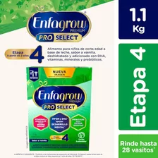 Fórmula Infantil Enfagrow Pro Select Etapa 4 Caja 1.1 Kg