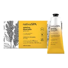 Combo Nativa Spa Ameixa Dourada: Sabonete Em Barra + C.maõ