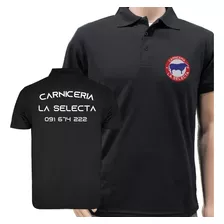 Remeras Polo Personalizadas Empresas Vinilo Frente Y Espalda