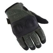 Guantes Tacticos Antideslizante Esdy Verde