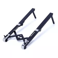 Suporte Ergonômico Para Notebook Tablet Regulável E Dobrável Cor Preto