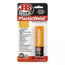 J-b Weld Plasticweld, Masilla Epoxi Reparadora De Plástico.