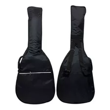 Funda Acolchada Para Guitarra Acustica Tela De Avion