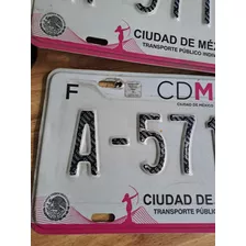 Placas De Taxi Cdmx